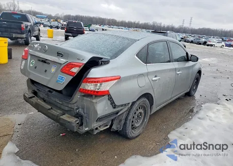 2014 Nissan Sentra S z USA, uszkodzony, nr VIN 3N1AB7AP5EY296023
